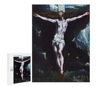 para Adultos 500 PCS Rompecabezas Christ on The Cross Rompecabezas para Adultos Juego Familiar Corte De Precisión Cumpleaños Y Navidad 500 PCS