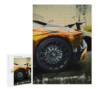 para Adultos 500 PCS Rompecabezas Closeup of A Car Wheel Rompecabezas para Adolescentes Juego Práctico Decoración del Hogar Juego Desafiante Regalos 500 PCS