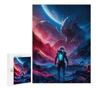 para Adultos 500 PCS Rompecabezas Cosmic Encounter Rompecabezas para Adultos Juego Familiar Corte De Precisión Cumpleaños Y Navidad 500 PCS