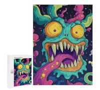 para Adultos 500 PCS Rompecabezas Cosmic Monster Rompecabezas para Adultos Juego Familiar Corte De Precisión Cumpleaños Y Navidad 500 PCS