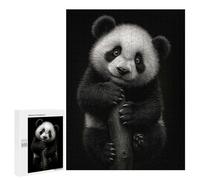 para Adultos 500 PCS Rompecabezas Cute Panda Bear Portrait Rompecabezas para Adolescentes Juego Práctico Decoración del Hogar Juego Desafiante Regalos 500 PCS