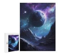 para Adultos 500 PCS Rompecabezas Dark Magic Planet Rompecabezas para Adolescentes Juego Práctico Decoración del Hogar Juego Desafiante Regalos 500 PCS