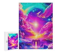 para Adultos 500 PCS Rompecabezas Enchanted Sky Kingdom Rompecabezas para Adultos Juego De Ingenio Regalos para Mujeres Diversión En Casa Actividades, 500 PCS