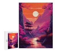 para Adultos 500 PCS Rompecabezas Fantasy Landscape 20 Rompecabezas para Adolescentes Juego Práctico Decoración del Hogar Juego Desafiante Regalos 500 PCS