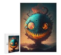 para Adultos 500 PCS Rompecabezas Fiery Monster Sphere Rompecabezas para Adolescentes Juego Práctico Decoración del Hogar Juego Desafiante Regalos 500 PCS