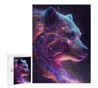 para Adultos 500 PCS Rompecabezas Galaxy Bear Animal Rompecabezas para Adultos Juego Familiar Corte De Precisión Cumpleaños Y Navidad 500 PCS
