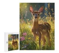 para Adultos 500 PCS Rompecabezas Gentle Deer Rompecabezas para Adultos Juegos Relajantes para La Diversión Familiar Juego Desafiante Regalos 500 PCS