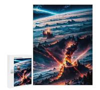 para Adultos 500 PCS Rompecabezas Interstellar Magma Rompecabezas para Adultos Juegos Relajantes para La Diversión Familiar Juego Desafiante Regalos 500 PCS