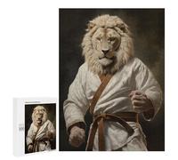 para Adultos 500 PCS Rompecabezas Karate Lion Rompecabezas para Adultos Juego Familiar Corte De Precisión Cumpleaños Y Navidad 500 PCS