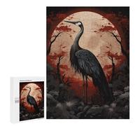 para Adultos 500 PCS Rompecabezas Magic Black Stork Rompecabezas para Adolescentes Juego Práctico Decoración del Hogar Juego Desafiante Regalos 500 PCS