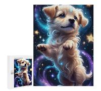 para Adultos 500 PCS Rompecabezas Magical Puppy in Space -2 Rompecabezas para Adultos Juego De Ingenio Regalos para Mujeres Diversión En Casa Actividades, 500 PCS
