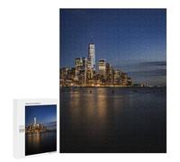 para Adultos 500 PCS Rompecabezas Manhattan Skyline Rompecabezas para Adolescentes Juego Práctico Decoración del Hogar Juego Desafiante Regalos 500 PCS