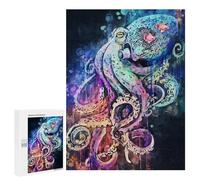 para Adultos 500 PCS Rompecabezas Octopus Kraken Rompecabezas para Adultos Juego Familiar Corte De Precisión Cumpleaños Y Navidad 500 PCS