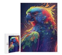 para Adultos 500 PCS Rompecabezas The Chatty Parrot Rompecabezas para Adultos Juegos Relajantes para La Diversión Familiar Juego Desafiante Regalos 500 PCS