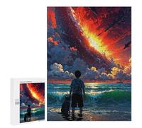 para Adultos 500 PCS Rompecabezas The Last Sunset Rompecabezas para Adultos Juego Familiar Corte De Precisión Cumpleaños Y Navidad 500 PCS