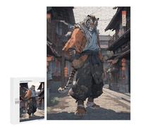 para Adultos 500 PCS Rompecabezas Tiger Karate Fighter Rompecabezas para Adolescentes Juego Práctico Decoración del Hogar Juego Desafiante Regalos 500 PCS