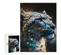 para Adultos 500 PCS Rompecabezas Tiger Light Effect Paint Rompecabezas para Adultos Juegos Relajantes para La Diversión Familiar Juego Desafiante Regalos 500 PCS