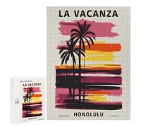 para Adultos 500 PCS Rompecabezas Tropical Honolulu Hawaii Rompecabezas para Adultos, Divertidos Y con Humor para Cumpleaños, Navidad, 500 PCS