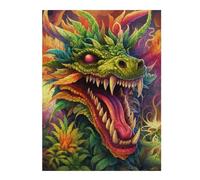 para Adultos 52x38cm/1000pcs Rompecabezas Dragon'S Fiery Majesty -2 Rompecabezas para Adultos Juegos Familiares Regalos para Mujeres Cumpleaños Y Navidad 52x38cm/1000pcs