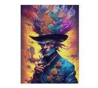 para Adultos 52x38cm/1000pcs Rompecabezas Magical Floral Sorcerer Rompecabezas para Adultos Juego Práctico Una Obra De Arte Cumpleaños Y Navidad 52x38cm/1000pcs