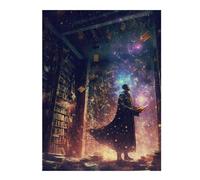 para Adultos 52x38cm/1000pcs Rompecabezas Magical Library Portal Rompecabezas para Adultos Juegos Relajantes Decoración Actividades Divertidas En Casa 52x38cm/1000pcs