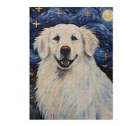 para Adultos 52x38cm/1000pcs Rompecabezas Pyrenean Mountain Dog Rompecabezas para Adultos Juguete Decoración De Pared Decoración Juego Desafiante Regalos 52x38cm/1000pcs