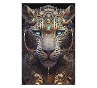 para Adultos 75x50cm/1000pcs Rompecabezas Mystical God Leopard Rompecabezas para Adultos Juguetes Antiestrés Que Mejoran La Memoria Diversión En Casa Actividades, 75x50cm/1000pcs