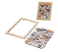para adultos - cerebrales con temática de gato - irregulares Challenge - para, Familia, Noche de juegos, Día de Lluvia, Reunión de , Fin de End, Actividad