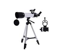 para Adultos, Principiantes y niños, Refractor astronómico de 80 mm de Apertura y 500 mm AZ con Adaptador para teléfono Inteligente y trípode, Lente FMC con Prisma BAK4 para astronomía, observaci