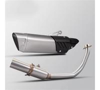Para ADV350 Para Forza350 2018-2024 Silenciador Escape | Silenciador Escape Tubo Cabezales Colector Completo Motocicleta(Silver C)