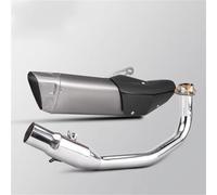 Para ADV350 Para Forza350 2018-2024 Silenciador Escape | Silenciador Escape Tubo Cabezales Colector Completo Motocicleta(Silver B)