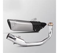 Para ADV350 Para Forza350 2018-2024 Silenciador Escape | Silenciador Escape Tubo Cabezales Colector Completo Motocicleta(Silver A)