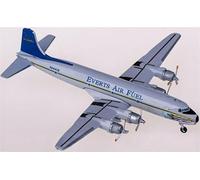 Para AeroClassics para Everts Air Fuel para Douglas DC-6 N444CE 1:400 modelo preconstruido de avión