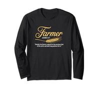 Para agricultores | Farmer James 5:7 - Regalo cristiano basado en la fe Manga Larga
