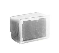 para aire acondicionado al aire libre, U-Shape Mesh Cover, 31 x 52 x 33 cm/12,2 x 20,47 x 12,99 inches Breathable Protection, Prevents Clogging, Professional AC Shield for Family Friends