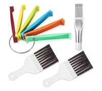Para aire acondicionado peine de aleta y cepillo conjunto de herramientas 4PCS para un cuidado eficaz de la bobina