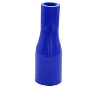 Para aire o agua Manguera de conector de entrada reductora de silicona reforzada recta de 38 mm > 28 mm Manguera admisión automóvil( Blue)