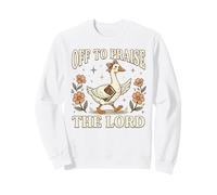 para alabar al Señor Ganso Biblia Christian Sudadera