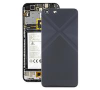 Para Alcatel One Touch X1 7053d Cubierta trasera de batería de vidrio negra