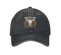 para Alemania Wacken Open Air 2025 Gorra de béisbol para Hombres y Mujeres Vaquera desgastada para el Sombrero de Sol Lavado Festival de música de Sombrero Suave al Aire Libre sin Estructura