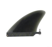 Para aletas de tabla de surf de TPU con tornillo para longboards ideales para correr en el río y condiciones desafiantes de surf (negro)