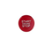 para Alfa para Romeo para Giulie para Stelvio Interruptor Encendido Automóvil Botón Arranque Y Parada Motor Carcasa De Repuesto Accesorios Interiores Pegatinas Decorativas(Rojo)