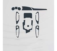 para Alfa Romeo Giulia 2017-2019 Película Interior del Coche,Fibra de Carbono Anti-Scratch Repair Protective Film Accesorios Interiores del Coche,A