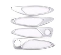 Para Alfa Romeo Para Giulia 2017 2018 2019 2020 2021 2022 Embellecedor Del Marco De La Manija De La Puerta Interior Del Coche DYDGUTUFB(Plata)