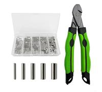 Para alicates de pesca y juego de tubos de cobre para una creación eficiente de aparejos y gestión de líneas (tubo de cobre de un solo agujero)