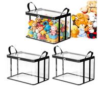 para Almacenamiento De Libros - Contenedor Organizador Resistente De PVC | Portador De Medios Transparente para La Ropa del Armario De La Estantería del Hogar | Protectora para Estuches De