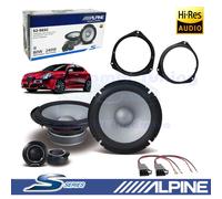 Para Altavoces ALPINE S2-S65C Delanteros 2 Bidireccional 165mm 240W Alfa Julieta