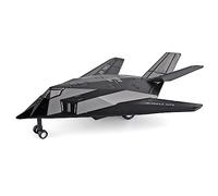 para American F117 Stealth Fighter Model Kit Metal Die-Casting Aircraft con Sonido y luz Juego de Pasatiempos en Miniatura