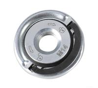 Para amoladora de liberación rápida M14 y M10, tuerca de brida de placa de prensado, soporte de disco de acero al carbono compatible con amoladoras angulares para cortar