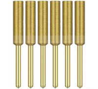 Para amoladora eléctrica de cadena de motosierra con esmeril y diamante para precisión de borde de hoja y uso a largo plazo (F)